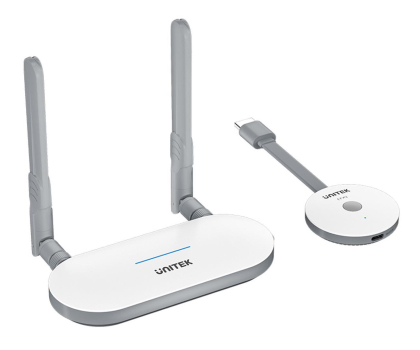 Akcesoria UNITEK Bezprzewodowy nadajnik i odbiornik HDMI zasięg do 50m